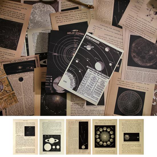 Vynikající řezací víceúčelový lehký papír pro domácí kutily Vintage Scrapbooking Papírový papír pro zásobování papírnictvím