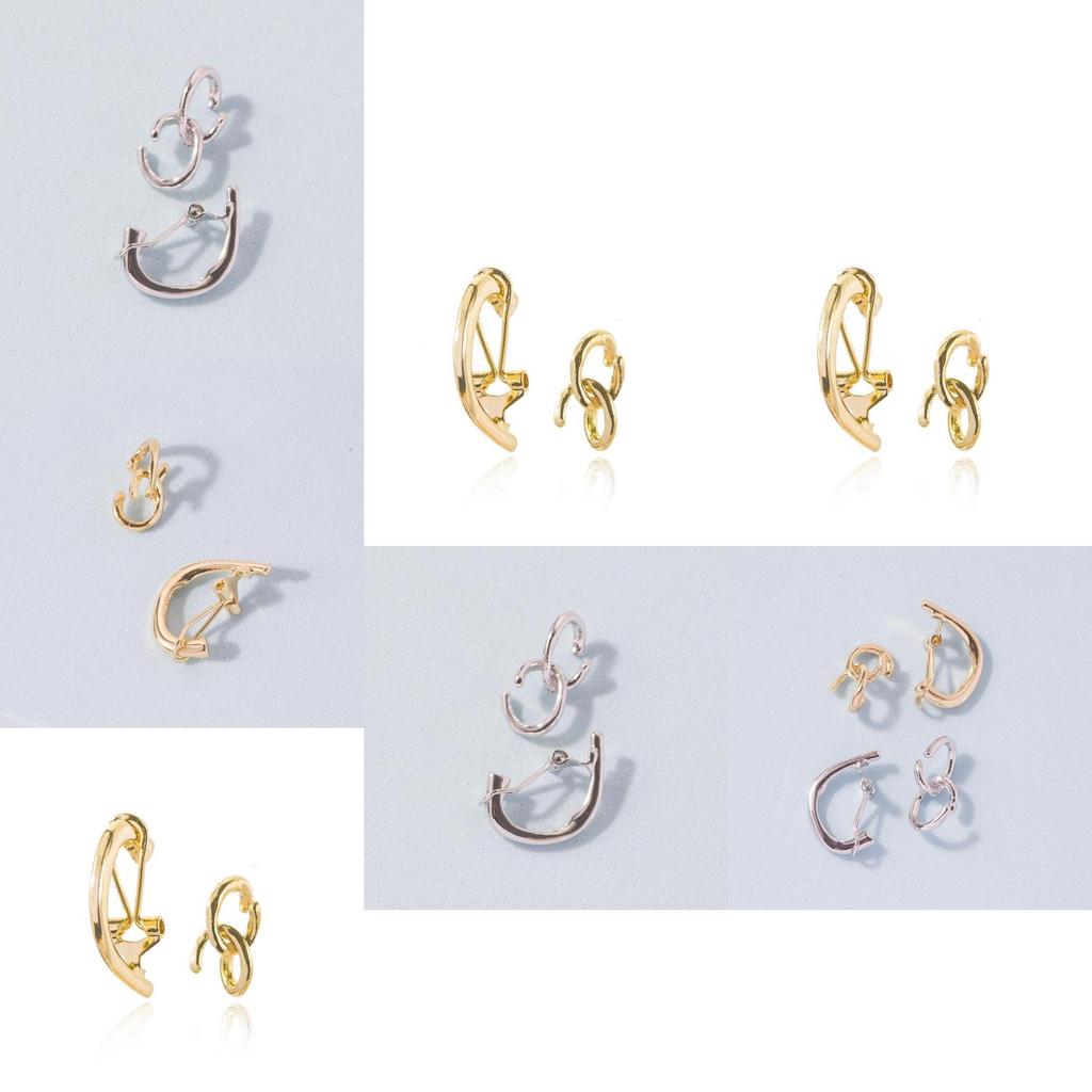 Unique Simple Design Geometric Alloy Ear Cuffs Non-piercing Fashion Accessory