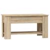  Coffee Table, Sonoma Oak 101x49x52 Cm, Wood-based Material