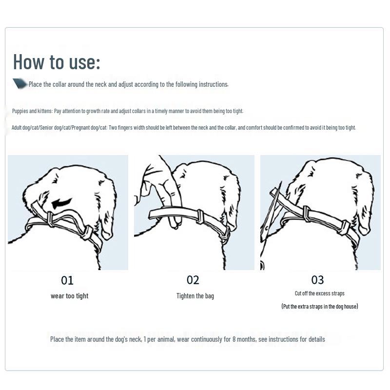 Flea and Lice Repellent Collars for Cats and Dogs