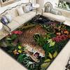 Pastoral Leopard Living Room Carpet Bedroom Bedside Art Decor Floor Mat Cloakroom Footpad Coffee Table Advanced Rug for Kitchent