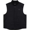 Solid Color Zip Closure Vest Men Tops Black CW693-BLK