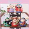 Adorable Resin Car Decorations Lucky Wealth God Figures Cartoon Style Stress Reliever