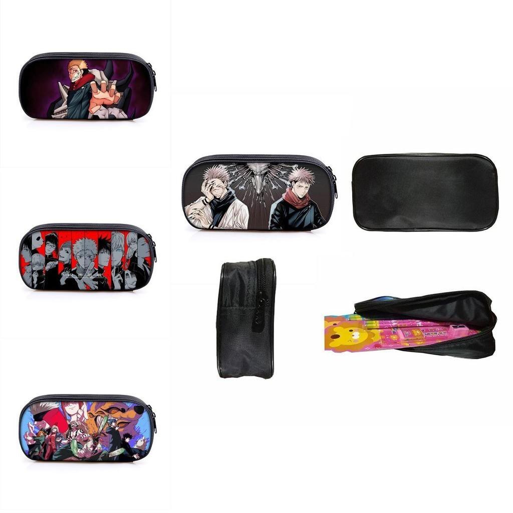 Jujutsu Kaisen Pencil Box With Large Capacity For Students And Makeup Essentials