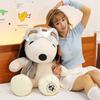 Snoopy Plüschkissen mit Fliegerkostüm für Kinder, Geschenk und Schlafzimmerdekoration