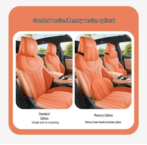 BYD Song L Universal Ventilated Seat Cushion: Four-Season, Semi-Enclosed, Breathable, Sports Minimalist Design