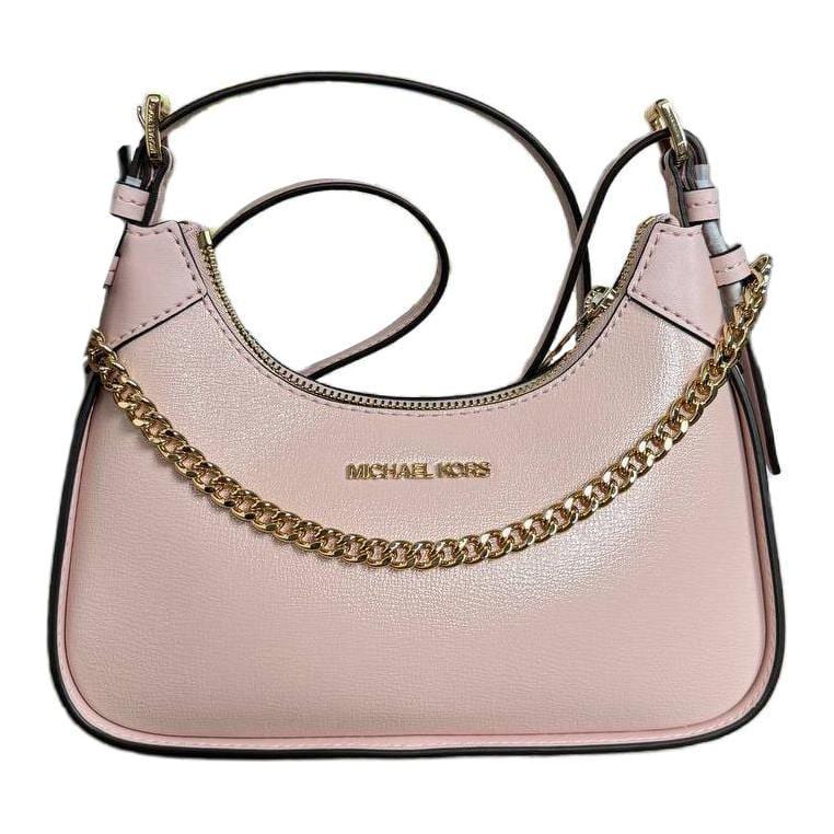 Michael Kors Wilma Leather Shoulder Bag, Crossbody Bag Women's Pink 35H3G3WC5L-POWDER BLUSH