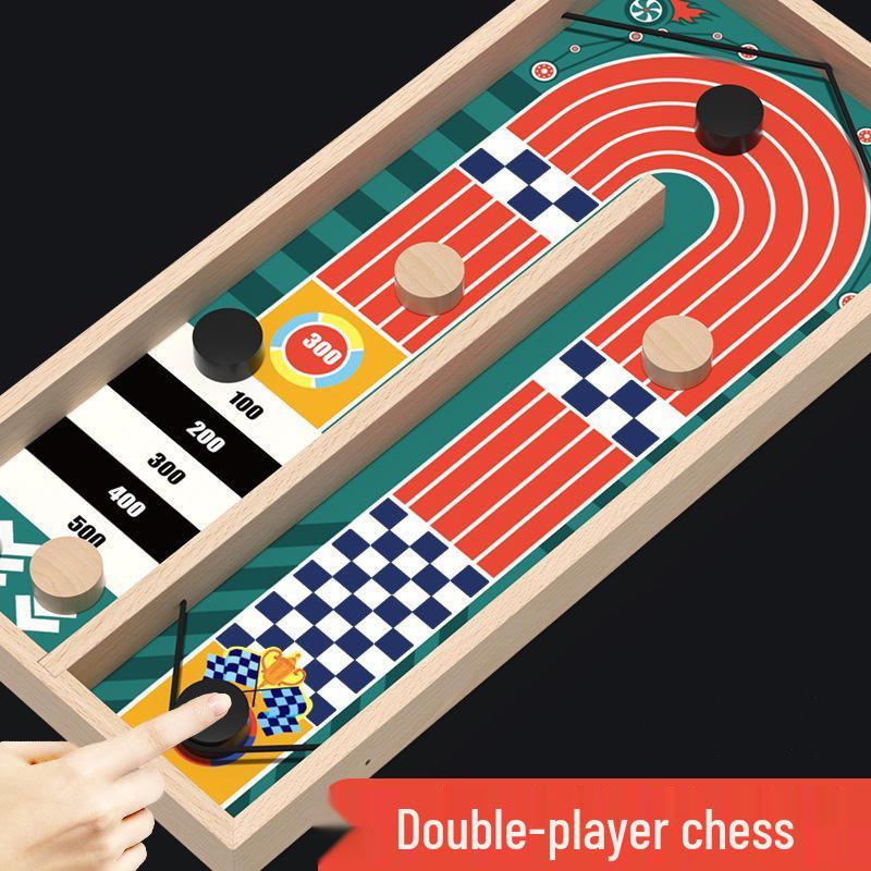 

Двойная битва Взаимодействие родитель-ребенок Деревянная катапульта Шахматная игрушка для детей и взрослых Standard