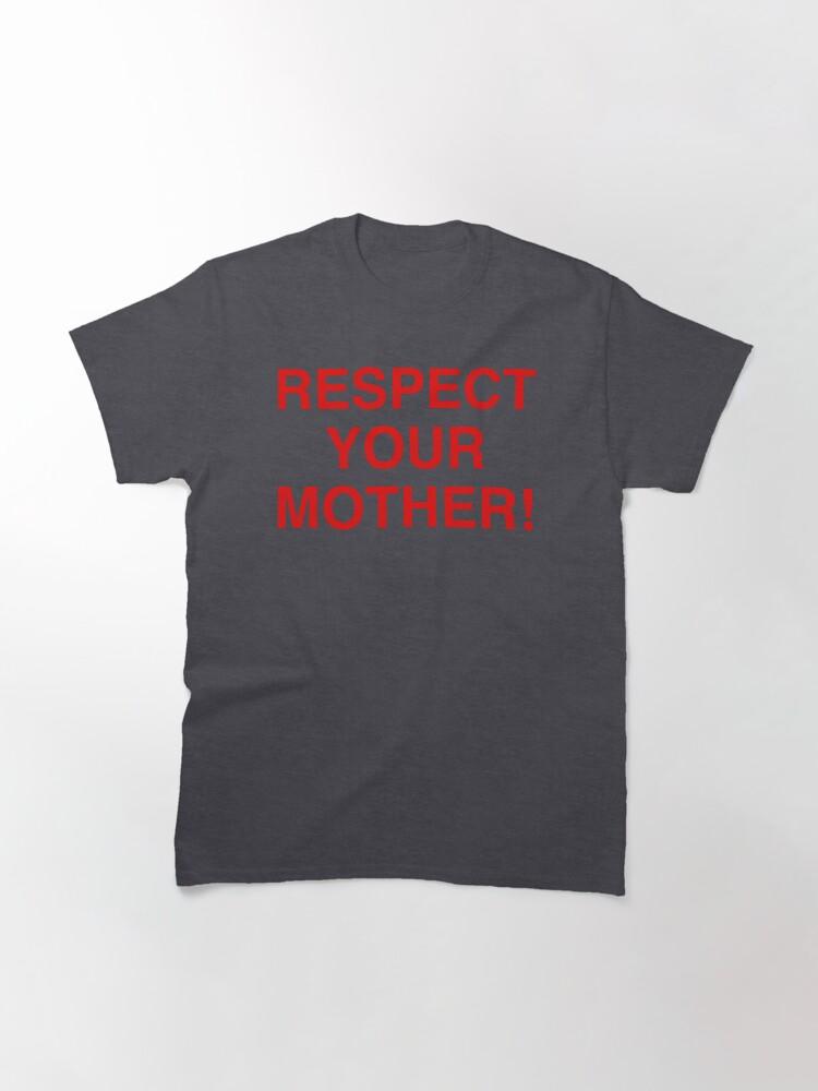 Červené tričko Harry Styles Red Classic s nápisem Respect Your Mother