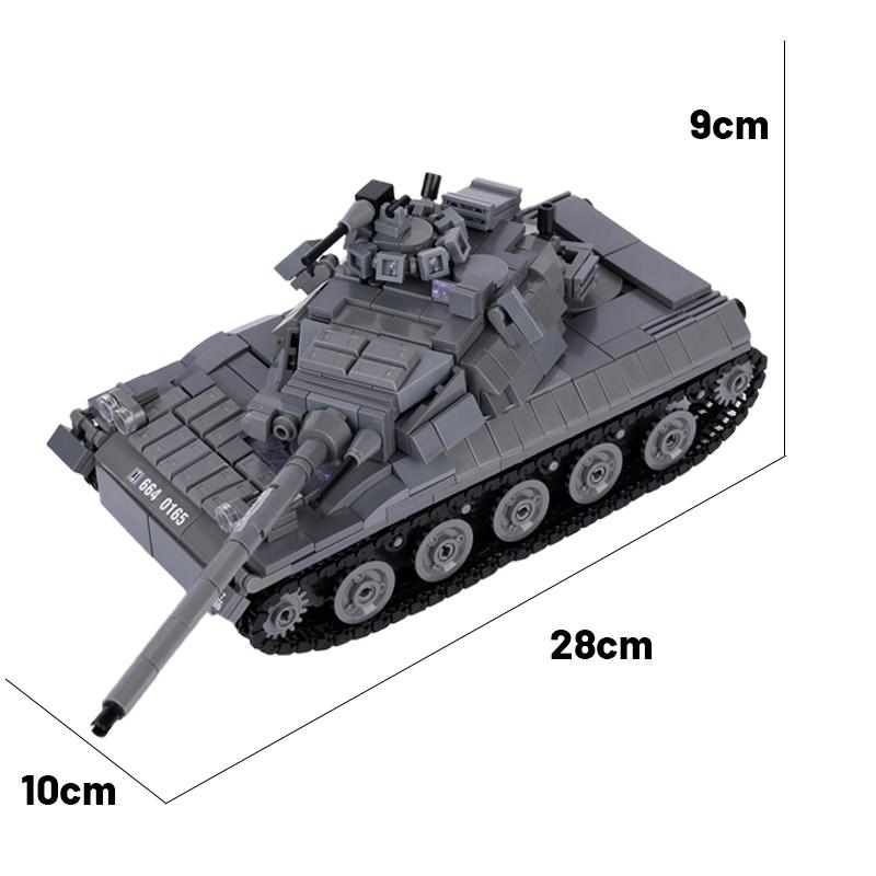WW2 Military Tank Series Building Blocks German Soviet Union Army Soldier Figures Armored Vehicle Car Cannon Weapon Bricks Toys