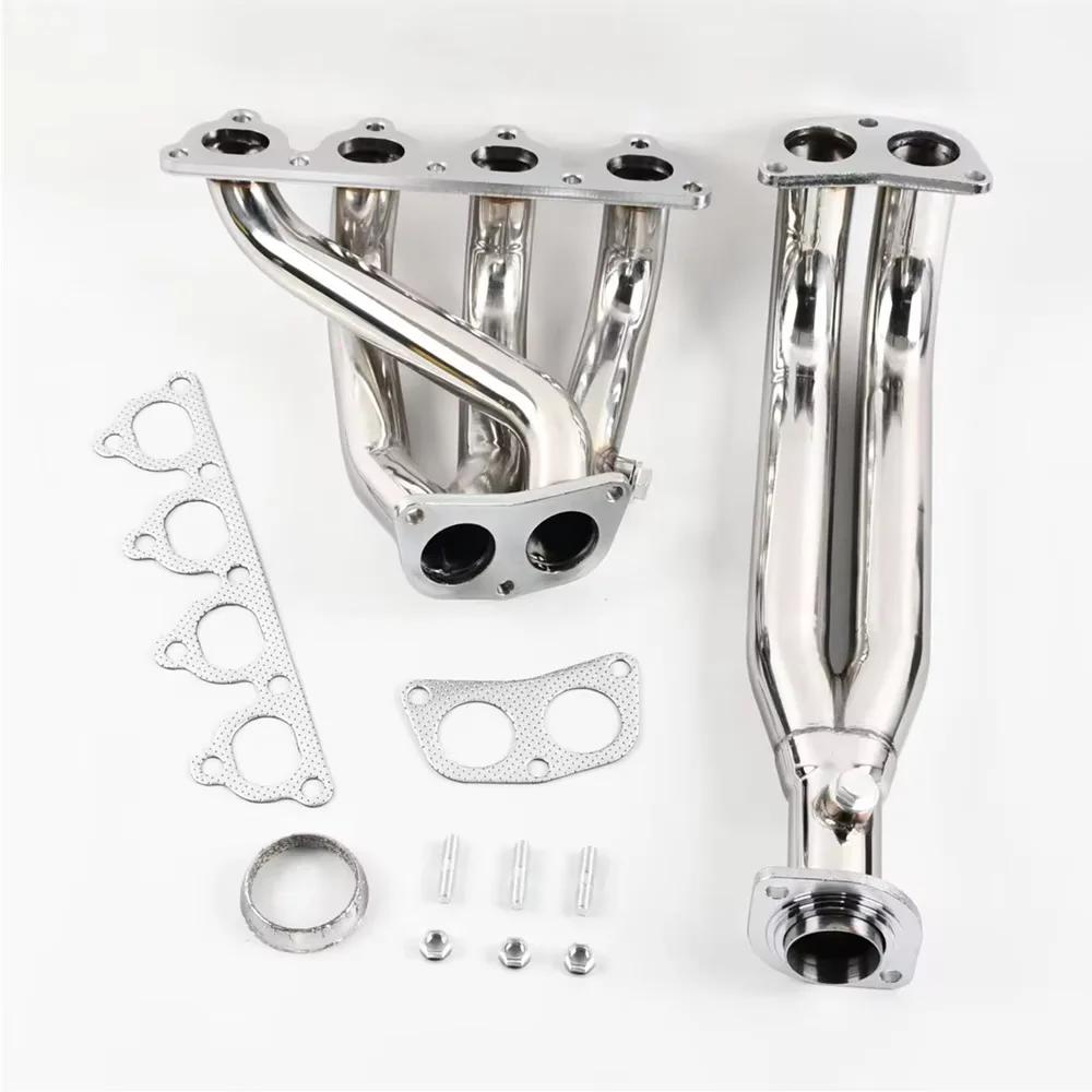 1Set Exhaust Manifold Headers for 1988-2000 Honda Civic D-series EJ/EG/EH/EK D15 серебряный
