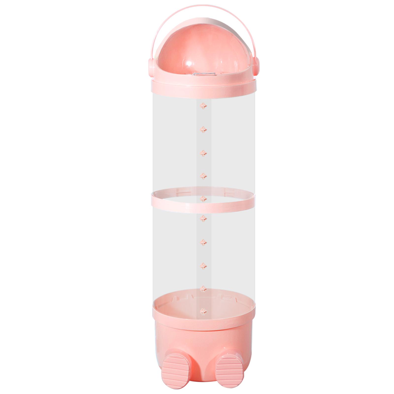 

Большая вместительная корзина для хранения кукол, многофункциональная бочка для хранения кукол, легко перемещаемая пластиковая корзина для детской игровой комнаты 97 розовый