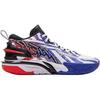 Li Ning Kids Basketball Comfortable Fashion Versatile Non-Slip Wear-Resistant Basketball Shoes Kids sneaker White Blue Red YKBV026-5