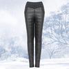 Fashion Women Winter Stitching Slim Warm Windproof Down Pants Thick Trousers
