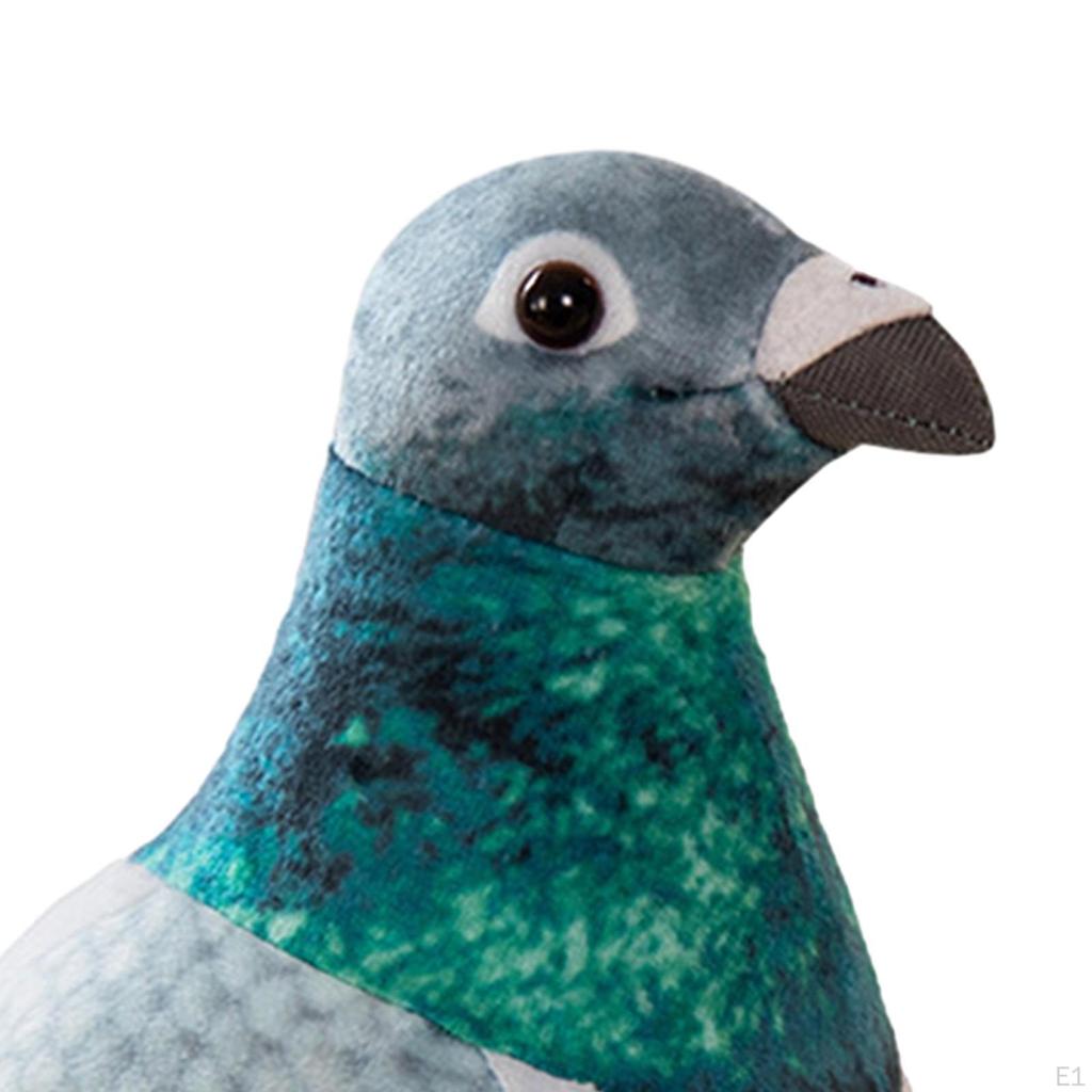 Bird Stuffed Animal Realistic Pigeon Plush Toy Doll Unique Soft Room Decoration Boys Girl Toys for