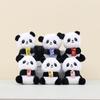 Cute Adorable Sichuan Panda Plush Toy Keychain Stuffed Animal Doll For Kids
