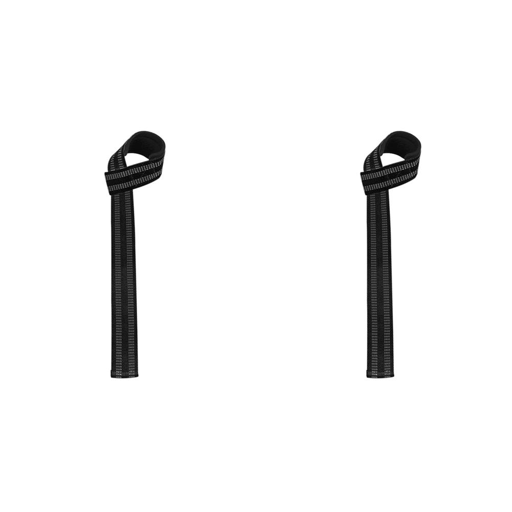 

Ремень для становой тяги, противоскользящие рукоятки, поддерживающая лента для упражнений в спортзале (черный)