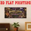 2D Flat, 2D Flat Printing, 1pc, Retro Metal Sign, Bourbon Lantern Mardi Gras Sign (11.8x5.9 Inch), Holiday Gift, Festive Night Style, for Friends and