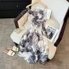 New Chinese vintage spaghetti strap dress for women, summer new high-end elegant waist-cinching chic long dress