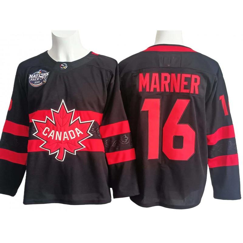 Vintage Ice Hockey Jersey Canada Team Retro Embroidered Practice Shirt Mens Cotton Blend Sportswear Training Fan Wear