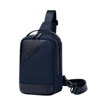 Saszetka męska granatowa wodoodporna torba na ramię miejska biznesowa modna stylowa 2,7 l arctic hunter xb00693blue