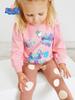 Peppa Pig Girls' Cartoon Sweatshirt - Fashionable Long Sleeve Top for Spring and Autumn