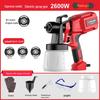 Customizable 110V Rechargeable Electric Paint Sprayer, Lithium Battery-Powered for Home Use.