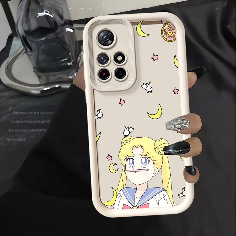 Phone Case for Xiaomi Redmi Note 11s 13 14 Pro Plus 12s 10 11 12 Pro Soft Cover Sailor Moon