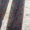 Black Sexy Women Pantyhose Tights Seamless Lace Mesh Fishnet Pantyhose Summer Nylon Heart Tight Stocking Female Hosiery