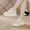 Platform Casual Shoes Women's Flat-soled Lace-up Comfortable Breathable Mesh Shoes Summer Single Shoes