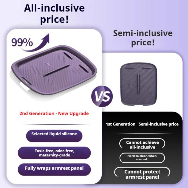 For Leapmotor B10 Car Central Control Wireless Charging Silicone Pad Door Storage Box Interior Modification
