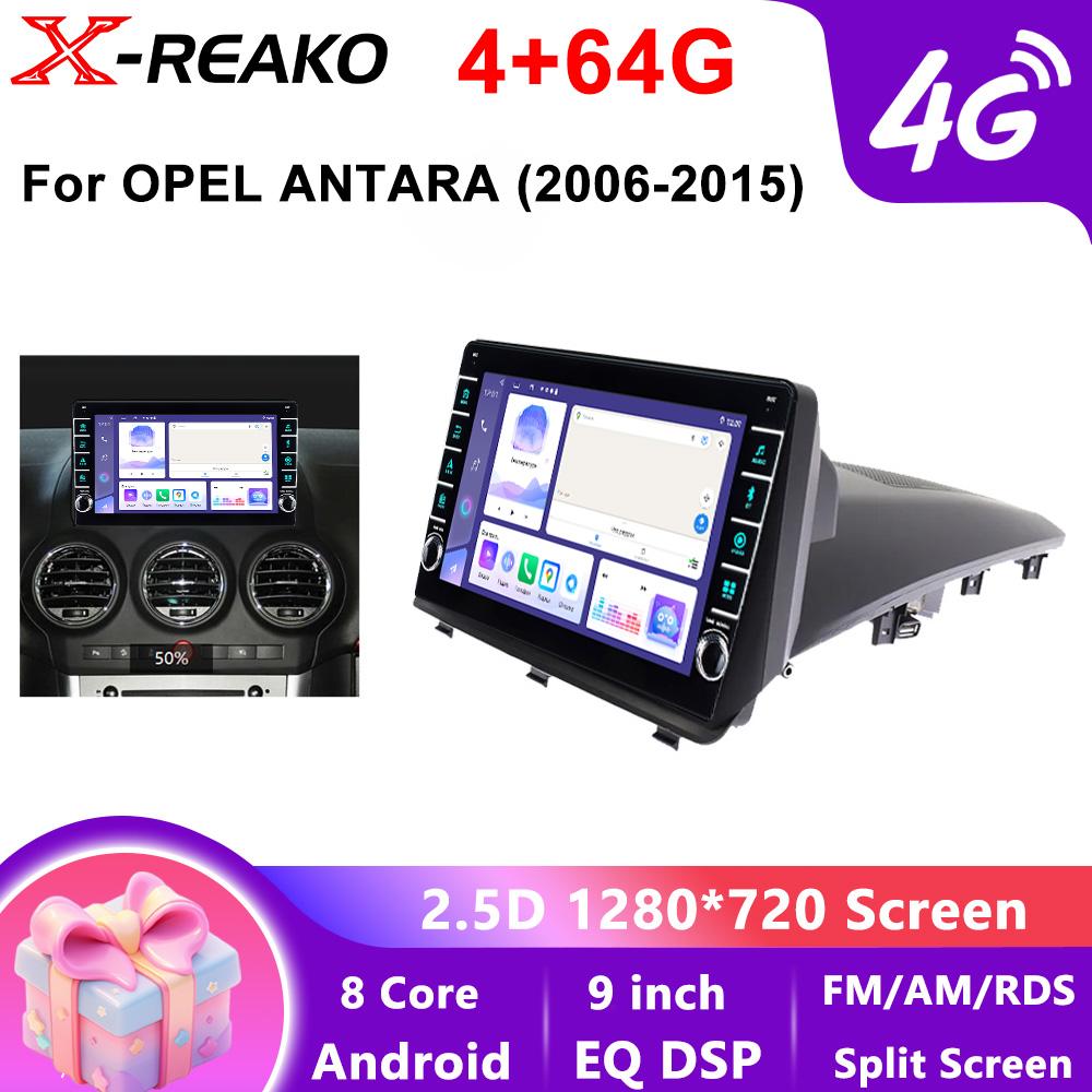 Android 13 Auto radio For Opel Antara 2006 - 2017 Car Radio Multimedia Video Player GPS 4G 8Core Navigation Track Carplay NO 2 Din DVD