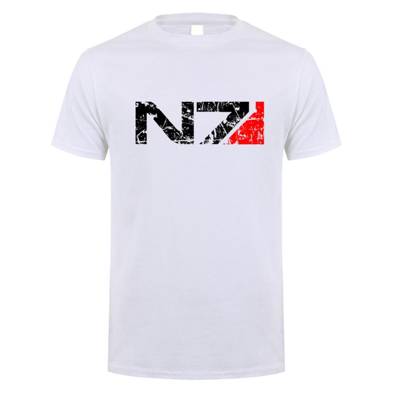 Spiel Mass Effect N7 Unisex T-Shirt Sommer Mode Kurzarm Unisex Mass Effect N7 T-Shirts Tops