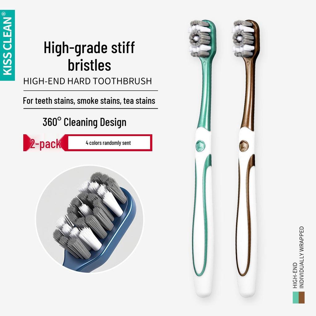 Durable Toothbrush Pack: Men's, Women's & Family – Extra Hard, Medium & Soft Bristles