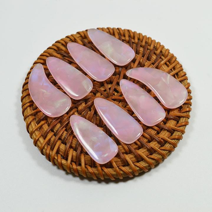 Colored Polymer Guzheng Fingernails for Professional and Exam-Level Performance