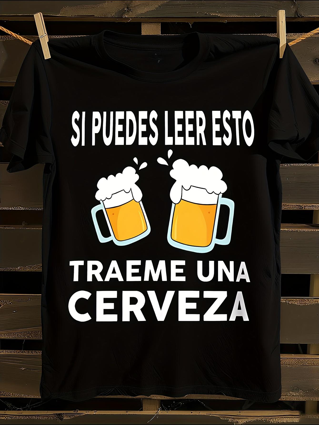 Funny Spanish Beer Joke T-shirt XXL
