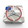 New C200 E200  For Mercedes Benz 81mm ABS Tail Star Emblems Black Silver Rear Trunk Star Logo Stickers Badges for Mercedes Benz