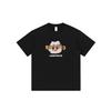 American Niche Design Fun Bread Print Pure Cotton Casual Loose Short-Sleeved T-Shirt for Men and Women, Summer 2024 Collection