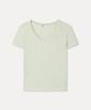 Mixxo Scoop Neck See-Through Short Sleeve Knit_Miwkag51Ss