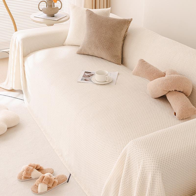 Universal Sofa Towel New Advanced Sense Autumn and Winter Sofa Blanket Plush Dust-proof Sofa Cover Cloth