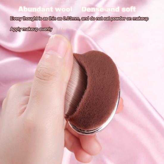 Yousheng 9 Stück Beauty Pinsel Professionelle Glatte Deckkraft Kunststoff Handgriff Bequem zu Greifen Lidschatten Concealer Pinsel Schminktisch Zubehör