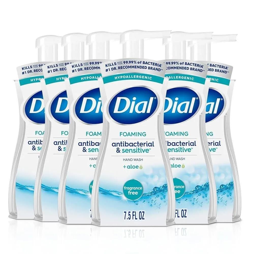 Dial Foaming Hand Wash Aloe 221ml 6-Pack Set