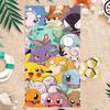 1pc Toalla de playa Pokmon collage, Pikachu y amigos, ideal para playa piscina, toalla infantil para niños