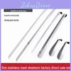 Stainless Handle Shoehorn Steel Extended For Elderly Portable And Durable