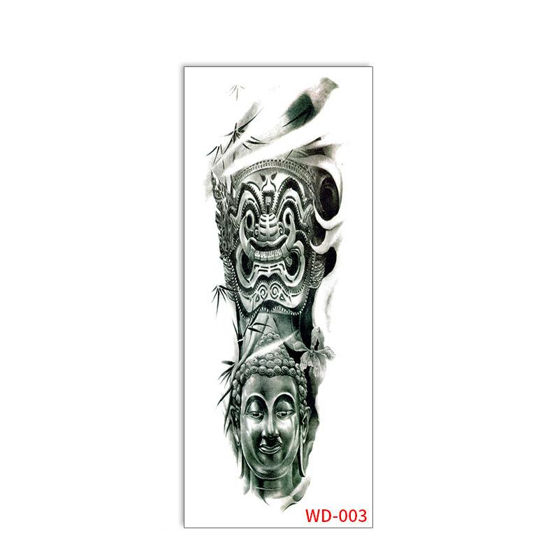 Adesivo Tatuaggio Braccio Intero Impermeabile Sudore Fiore Braccio Maschile e Femminile Braccio Tatuaggio Temporaneo Adesivo Tatuaggio