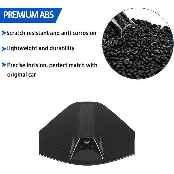 Car Roof Rearview Camera Cover Overlay Trim Cover Compatible with Chevrolet Corvette C8 2020-2026, Rear Decklid Camera Vent Cover Accessories, Fit