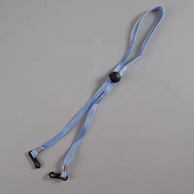 Adjustable Windproof Hat Cord with Mask Lanyard