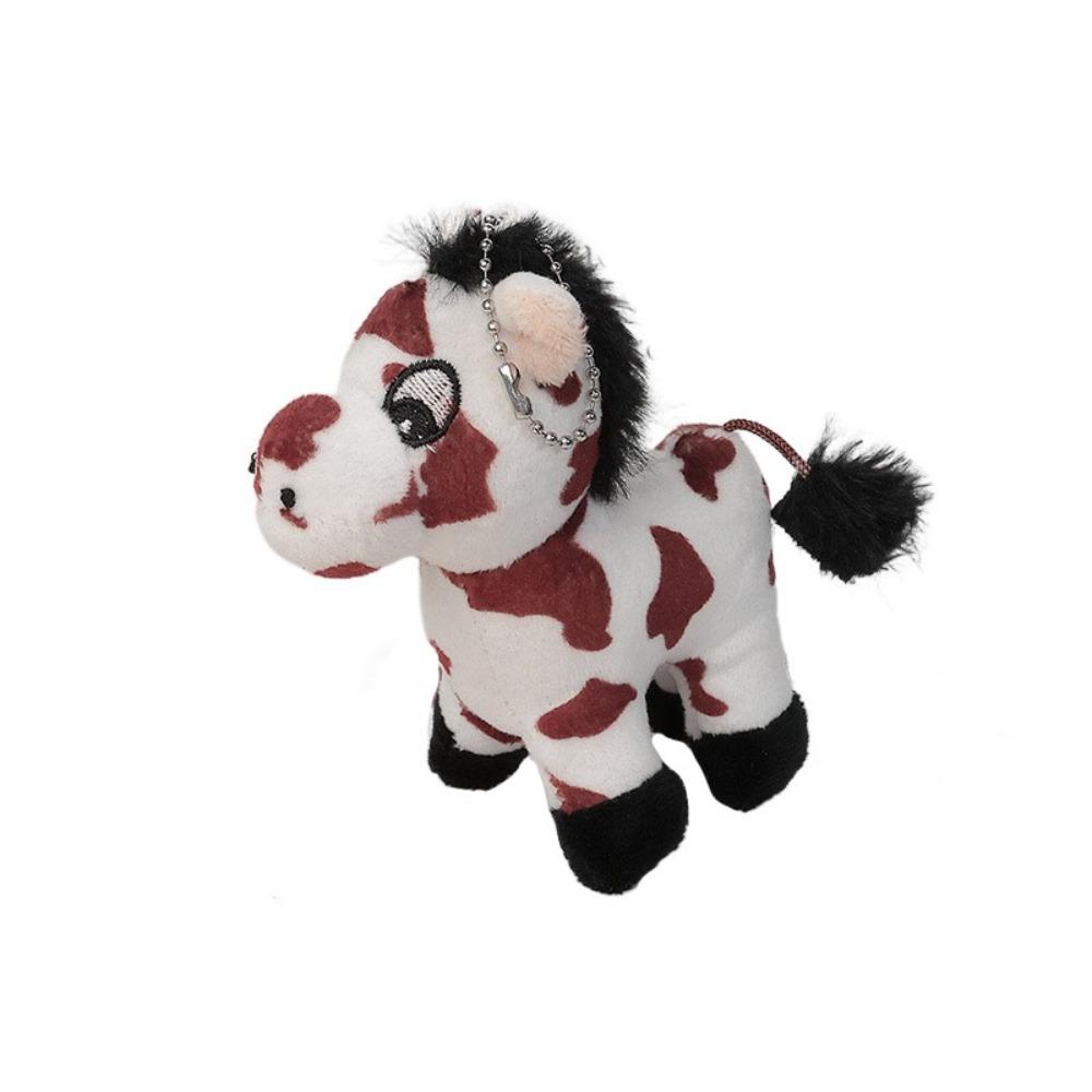 Hanging Decoration Plush Horse Keychain Stuffed Animal Little Horse Keychain  Bag Pendant