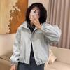 Coupe-vent à capuche décontracté pour femmes printemps 2025: Veste courte ample tendance