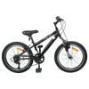 vidaXL Mountain Bike 20 Inch 6-Speed for 5-8 Years Black